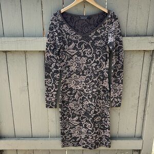 Peruvian Connection Pima Cotton Blend Light Weight Knit Dress Summer Vacation XS